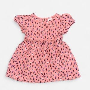 Wonder Nation Pink and Purple Patterned Dress